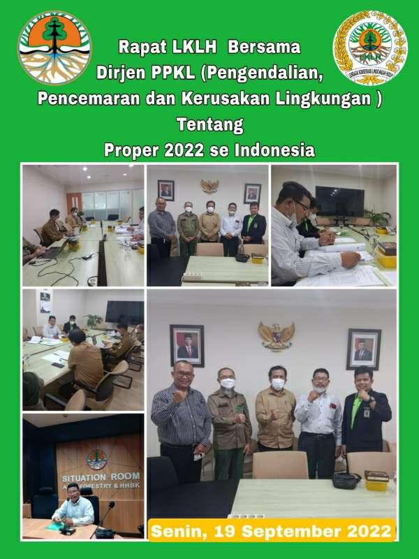 Dokumentasi pertemuan Kemen LHK dan DPN LKLH