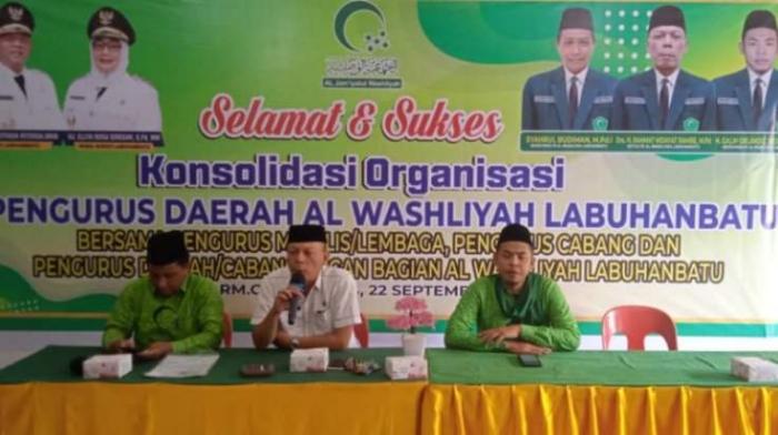 Rapat konsolidasi Al Washliyah Labuhanbatu 