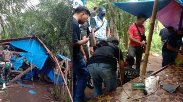 Penggerebekan kampung narkoba oleh petugas gabungan TNI-Polri di wilayah Polres Binjai, Jum'at (23/9)