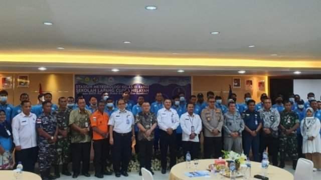 Sekolah Lapang Cuaca untuk nelayan (SLCN) di kawasan Pantai Kabupaten Natuna, Jumat (16/9)