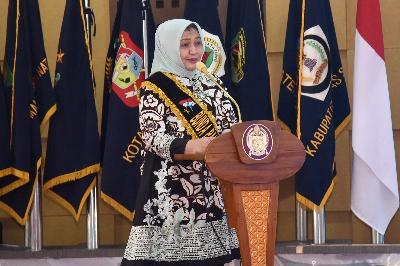 Acara Peningkatan Kompetensi Pendidik dan Tenaga Kependidikan Menuju Kurikulum Merdeka, di Aula Tengku Rizal Nurdin, Jalan Sudirman 41, Medan, Sabtu (24/09).