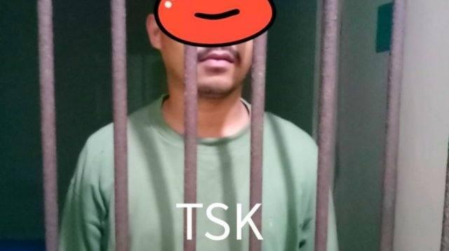 Tersangka pelaku penikaman dipenjara di sel Polsek Nusaniwe 
