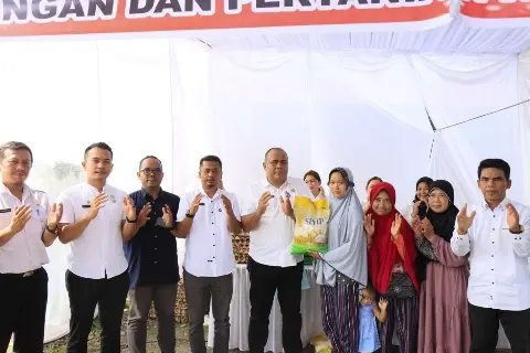 Pemko Binjai menggelar gerakan pangan murah bagi masyarakat