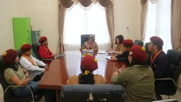 Audensi pengurus PMKRI Cabang Siantar dengan Wali Kota 