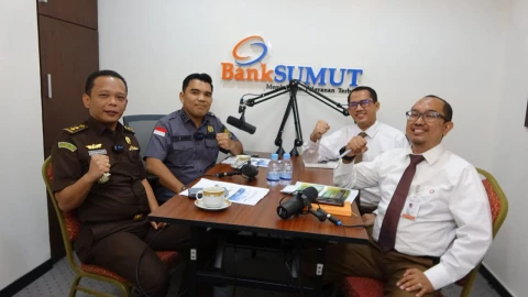Podcast Bank Sumut dan Jaksa Daring Kejati Sumut
