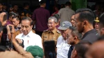 Pedagang Pasar Delimas Riuh Sambut Presiden Joko Widodo