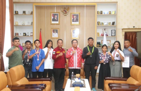 Pemberangkatan Atlet Wushu Kungfu Naga Sakti