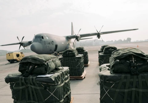 Penyaluran Makanan di Tengah Gempuran Rudal Israel di Gaza