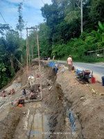 Proyek Bronjong di Jalinsum Tarutung&ndash;Sipirok Diduga Ilegal, Tak Ada Papan Informasi dan Pengawas
