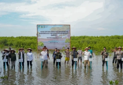 Kick off Mangroves for Coastal Resilience di Medan, Sumatera Utara.