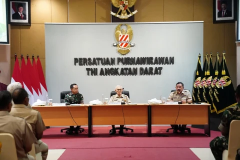 Jenderal TNI Agus Subiyanto Bersilaturahmi dengan Ketua Badan Pertimbangan Pusat PPAD