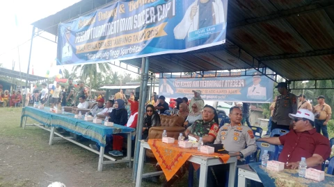 Pembukaan Turnamen Mini Soccer "Piala Kepala Desa Sei Tampang Cup I Tahun 2025"