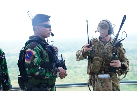 Latihan JTAC Dalam Latgabma SGS 2025