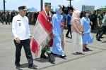 Kunker ke Lanud Soewondo, Wagub Sumut Surya Sambut Kedatangan KASAU Marsekal TNI M Tonny Harjono