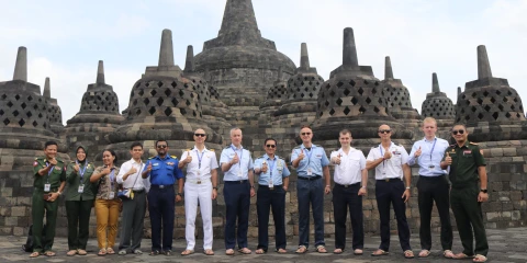 Peserta Military Attache Tour 2025 Ke Jogjakarta dan Magelang