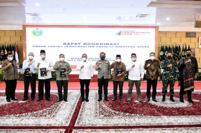 Edy Rahmayadi Ingatkan Vaksinasi Masif dan Covid-19 Melandai Bukan Alasan Turunkan Kedisplinan Prokes