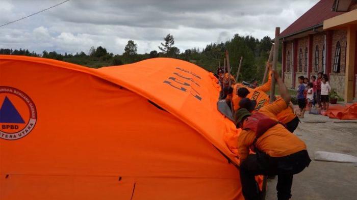 Tim Satgas Badan Penanggulangan Bencana Daerah (BPBD) Sumut melakukan langkah cepat penanganan dampak gempa di Tapanuli Utara (Taput) yang terjadi Sabtu (1/10) lalu.