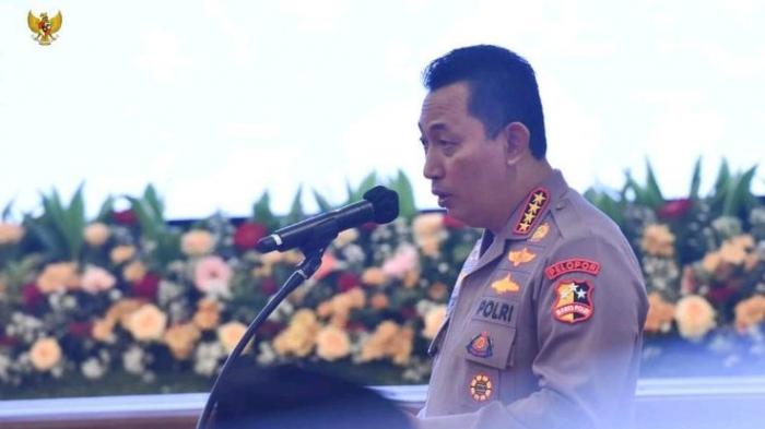 Kapolri Jenderal Polisi Listyo Sigit Prabowo di Istana Negara, Jakarta, Jumat (14/10/2022).