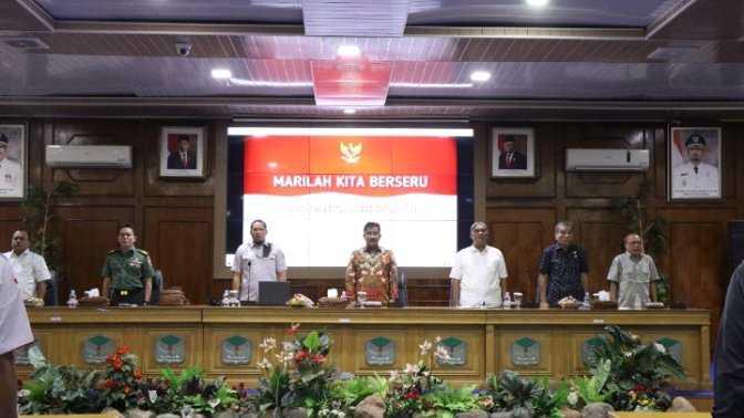 Pembukaan Rapat Pencegahan Radikal-Teror oleh Densus 88 AT di Pemko Binjai