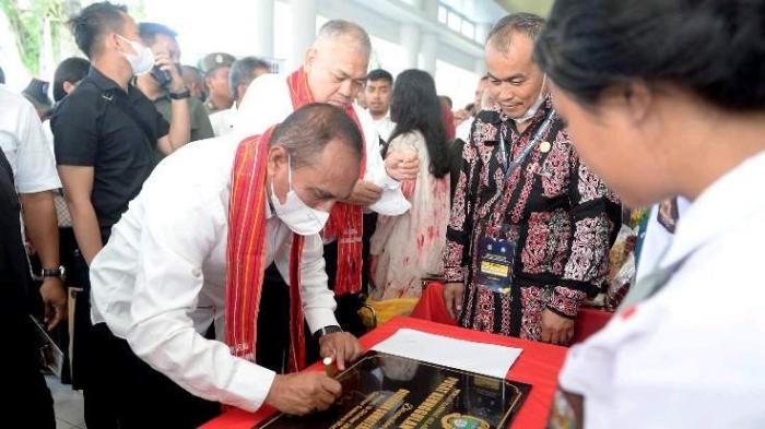 Sosialisasi Implementasi Kurikulum Merdeka dan Projek Penguatan Profil Pelajar Pancasila (P5) Serta Rakor Pendidikan Provinsi Sumut di Medan, Rabu (19/10).