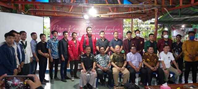 Sosialisasi bersama organisasi dan elemen mahasiswa dengan mengangkat tema "Peran Kampus Menyukseskan Pemilu 2024"