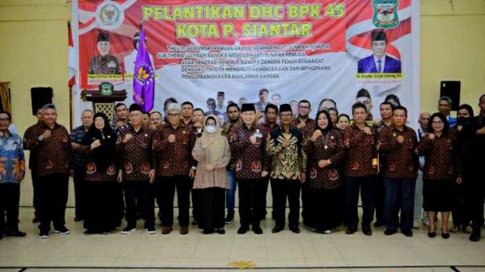 Pelantikan Kepengurusan Dewan Harian Cabang Badan Pembudayaan Kejuangan (DHC BPK) 45 Kota Pematang Siantar Periode 2026 - 2026, Sabtu (22/10)