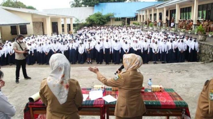 Sosialisasi P4GN di SMPN 4, Senin (24/10)