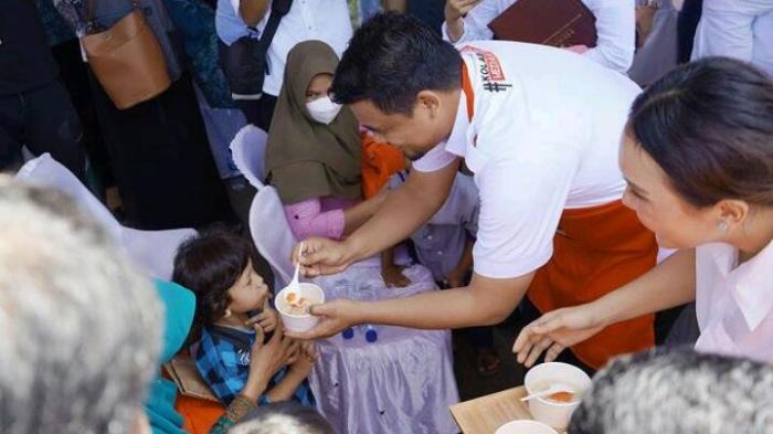 Wali Kota Medan ikut kegiatan sosialisasi pencegahan Stunting di Belawan, baru-baru ini 