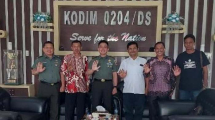 Dandim 0204/DS menerima audiensi Panitia Seminar Sehari Wartawan Ramah Anak Kabupaten Deliserdang 