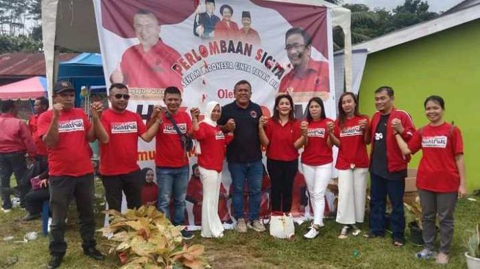 Senam Indonesia Cinta Tanah Air (Sicita), Jumat (28/10/2022) di Lapangan Voly, Nagori (Desa) Bandar Selamat, Kecamatan Dolok Batu Nanggar