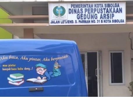 Kantor/ Gedung Perpustakaan dan Arsip Daerah Pemerintah Kota Sibolga.