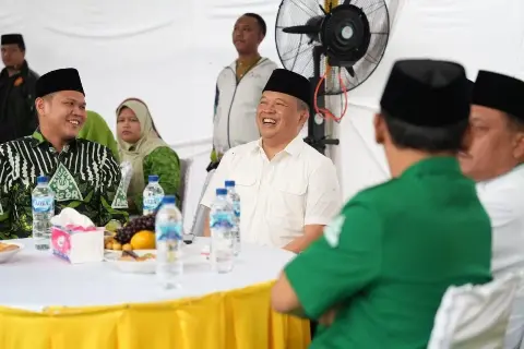 Kapolda Sumut dan jajaran pengurus Ansor Sumut 