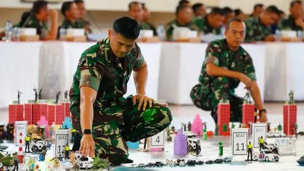 Tactical Floor Game (TFG) terkait rencana pengamanan VVIP pada penyelenggaraan kegiatan Konferensi Tingkat Tinggi (KTT) Archipelagic and Island States (AIS) Forum 2023