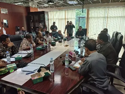 Rapat Dengar Pendapat (RDP) di ruang rapat komisi III, Selasa (31/10/2023).