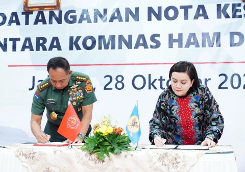 Panglima TNI dan Ketua Komnas HAM