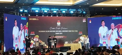Debat perdana Pilgub Sumut 
