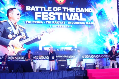 Panglima TNI Hadiri Battle of the Band Festival TNI dan Pengamen Jalanan
