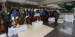 Di Tengah Guyuran Hujan, Sekda Siantar Pimpin Upacara Peringatan Hari Kesaktian Pancasila