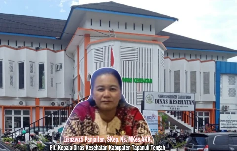 Plt. Kepala Dinas Kesehatan Kabupaten Tapanuli Tengah, Lisnawati Panjaitan.