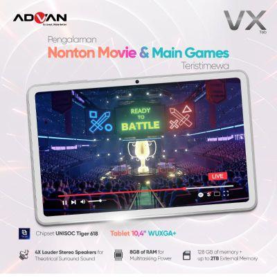 Gunakan Unisoc Tiger, ADVAN Hadirkan Pengalaman Istimewa Nonton Movie Dan Main Game Di Tablet