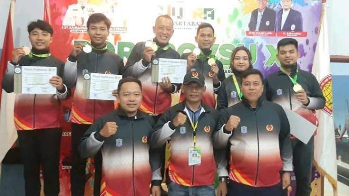Pengurus dan atlet POBSI Kota Binjai 