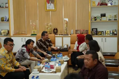 Susanti Dewayani dan BPK RI perwakilan provinsi Sumut 