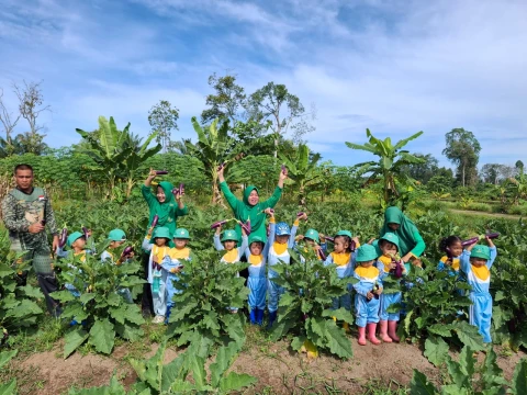 Kebun Ketahanan Pangan Makorem 012/TU 