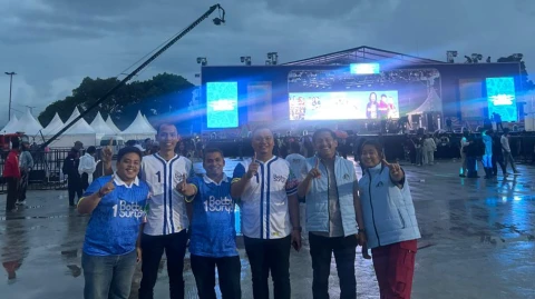 Kampanye Akbar Bobby-Surya di Balige bersama Ketua Pemuda Muhammadyah Sumut