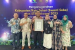 Pertama dalam Sejarah, Deli Serdang Raih Penghargaan Kabupaten Sehat Swasti Saba Wiwerda
