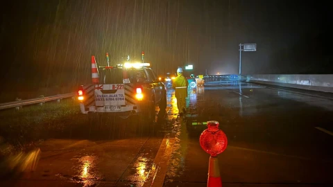 Hujan Turun Beberapa Hari, Tol Binjai-Langsa Longsor dan Banjir