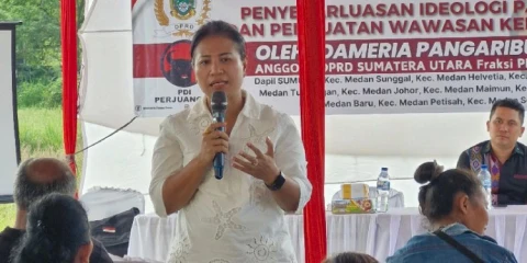 Dameria Pangaribuan Ajak Masyarakat Gaungkan Kembali Pemahaman Ideologi Pancasila
