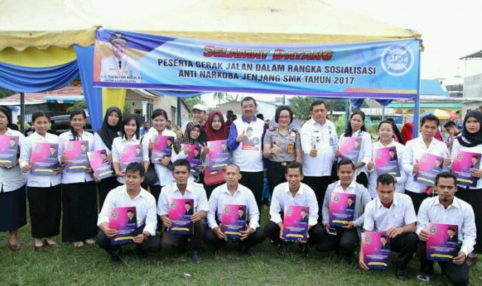 Tengku Erry Wanti-wanti Ribuan Siswa Batu Bara & Asahan Agar Jauhi Narkoba