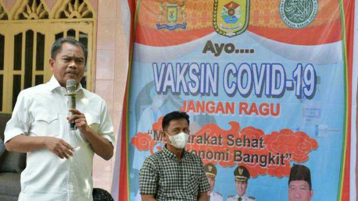 Pastikan Berjalan Lancar, Bupati Sergai Tinjau Vaksinasi di Pegajahan