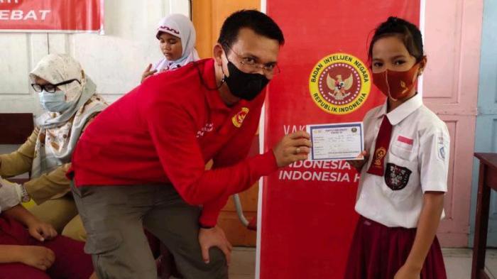 BIN Sumut Gelar 'Kick Off' Vaksin Anak 6-11 Tahun di Sibolga, Karo dan Taput